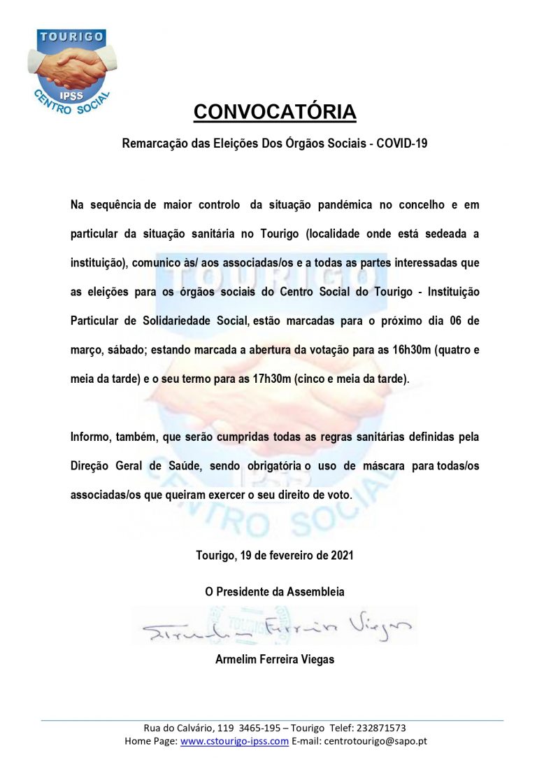 Convocatoria eleições corpo sociais 19-02