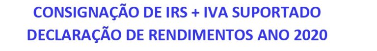 CONSIGNAÇÃO DE IRS-2021